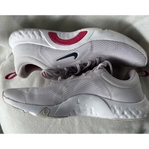 Nike Renew Ride 2 Comfort Women's Running Shoes Size 9 White Pink DA1349-556